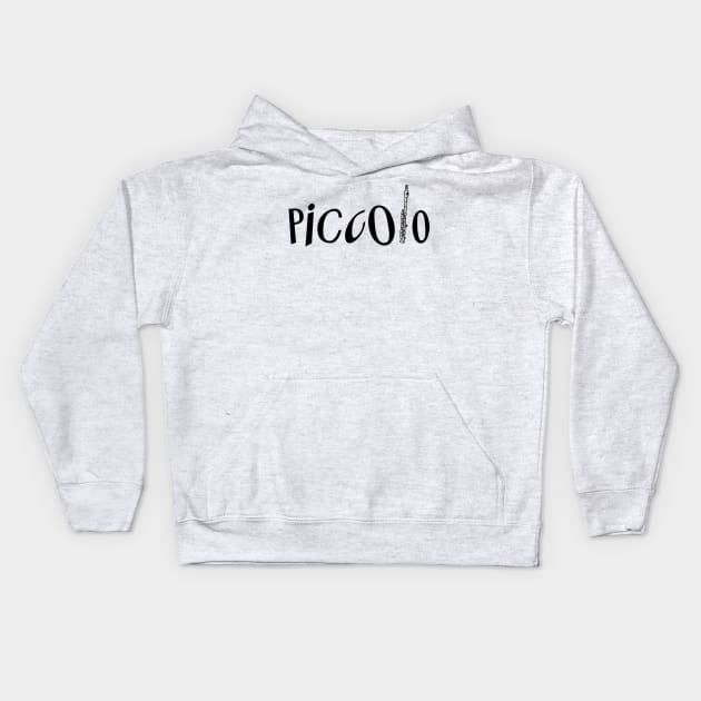 Piccolo In Piccolo Kids Hoodie by Barthol Graphics